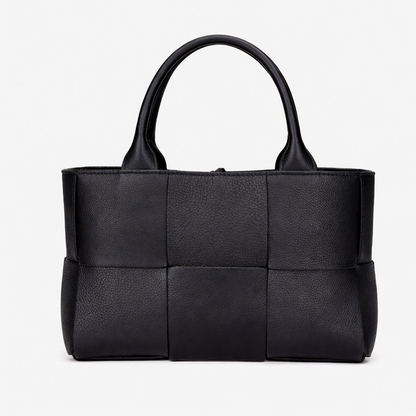 Luxury Woven Tote Bag – Soft Vegan Leather