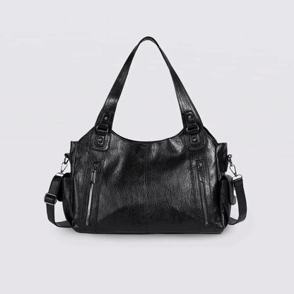 Timeless Everyday Tote – Elegant Spacious Shoulder Bag in Soft Vegan Leather