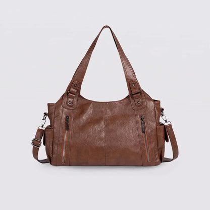 Timeless Everyday Tote – Elegant Spacious Shoulder Bag in Soft Vegan Leather