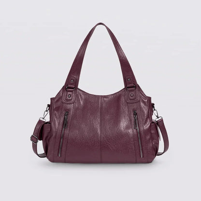 Timeless Everyday Tote – Elegant Spacious Shoulder Bag in Soft Vegan Leather